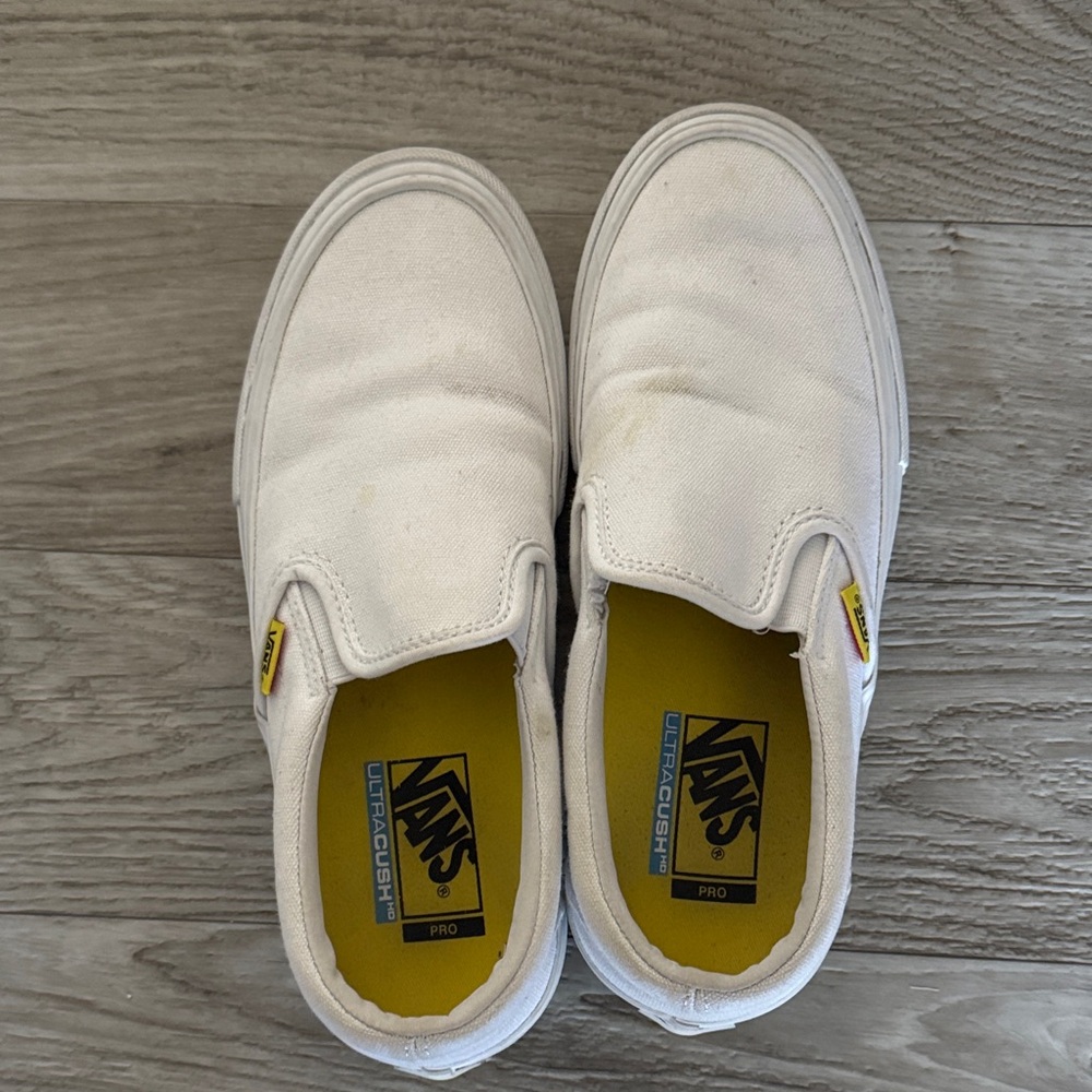 Vans Classic White Slip-On Shoes